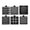 Black, variant on Memo Pad Template And Base For Posts It Note with Stencil Enhancing Notes Clarities Sticky Note Organizers Pad Stencil