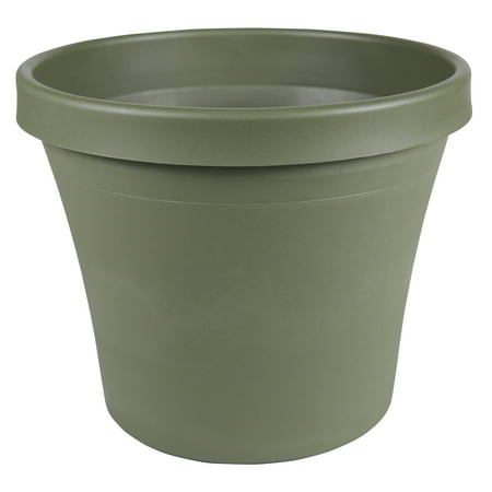 UPC 087404504105 product image for Bloem Terra Planter 10.75 x 8.5 Plastic Round Living Green | upcitemdb.com