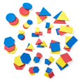 thumbnail image 1 of Kit para estudiantes con bloques de atributos de espuma hand2mind, set de geometría, 1 of 6