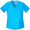 Simply Basic Mock Wrap Scrub Top, Classic Colors