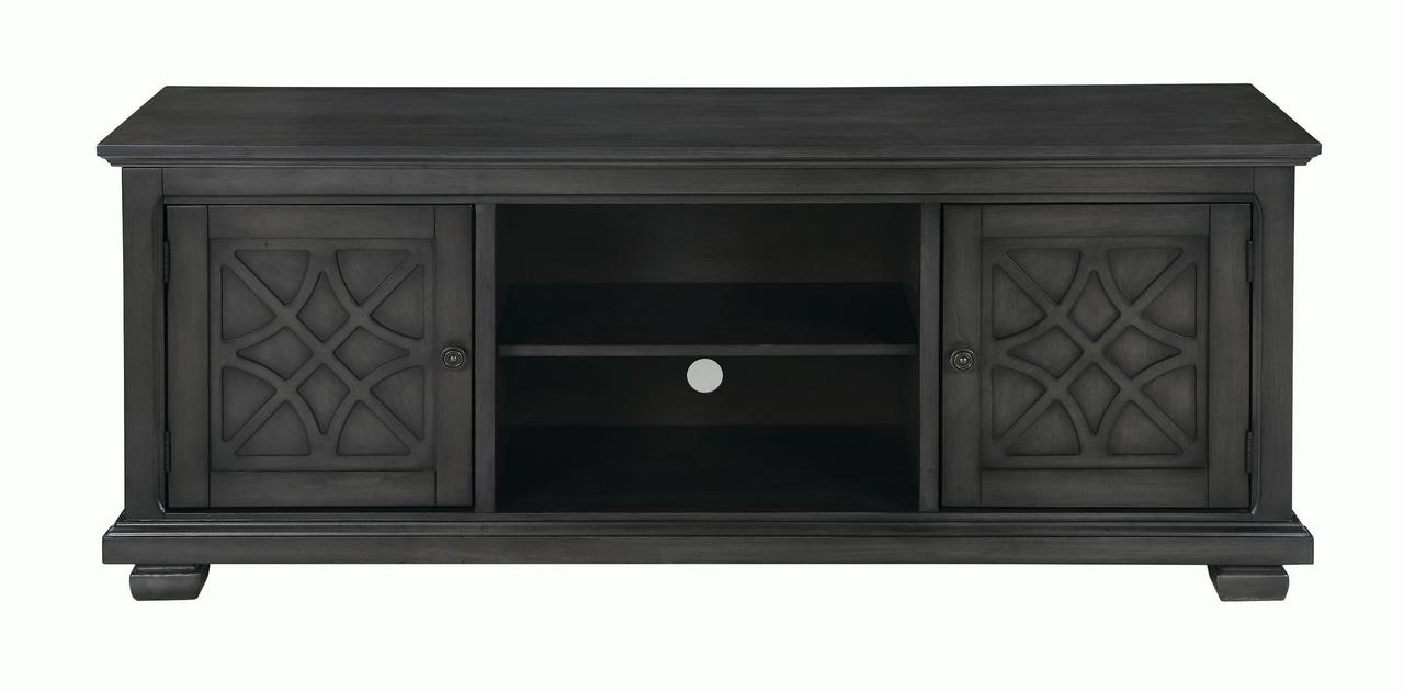 60 Inch Wooden TV Console with 2 Storage Compartments and 2 Door