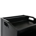 thumbnail image 4 of Alera Pedicure Trolley Pedicure Cart for Pedicure, Nail Salon Short Supplies Storage Furniture, Black, 4 of 5