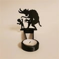 thumbnail image 4 of HGDHJO Funny Shadow Candle Holders Vintage Halloween Home Decor Centerpiece Candleholder Tabletop Decorative TeaLight Candle Stands Decorations Gift Home Decoration, 4 of 9