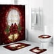 thumbnail image 4 of Impresión digital 3D Decoración del hogar Campana de Navidad Baño Cortina de ducha 180W * 180H cm JAMW Sencillez, 4 of 5