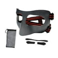 thumbnail image 2 of Protector nasal para nariz rota, protector facial, accesorios de protección, protector facial para ejercicio, fútbol, boxeo, gimnasio, sóftbol Diadema roja y negra, 2 of 8
