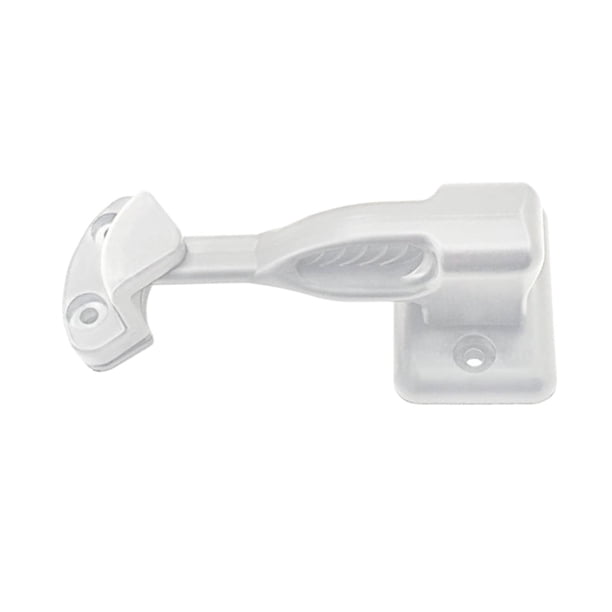 Cerradura de pestillo para gabinete de RV, cerradura de armario, fácil de instalar, soporte de pestillo para gabinete, cajón Blanco