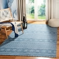 thumbnail image 2 of SAFAVIEH Cedar Brook Lynette Southwestern Cotton Area Rug, Blue/Ivory, 5' x 8', 2 of 11