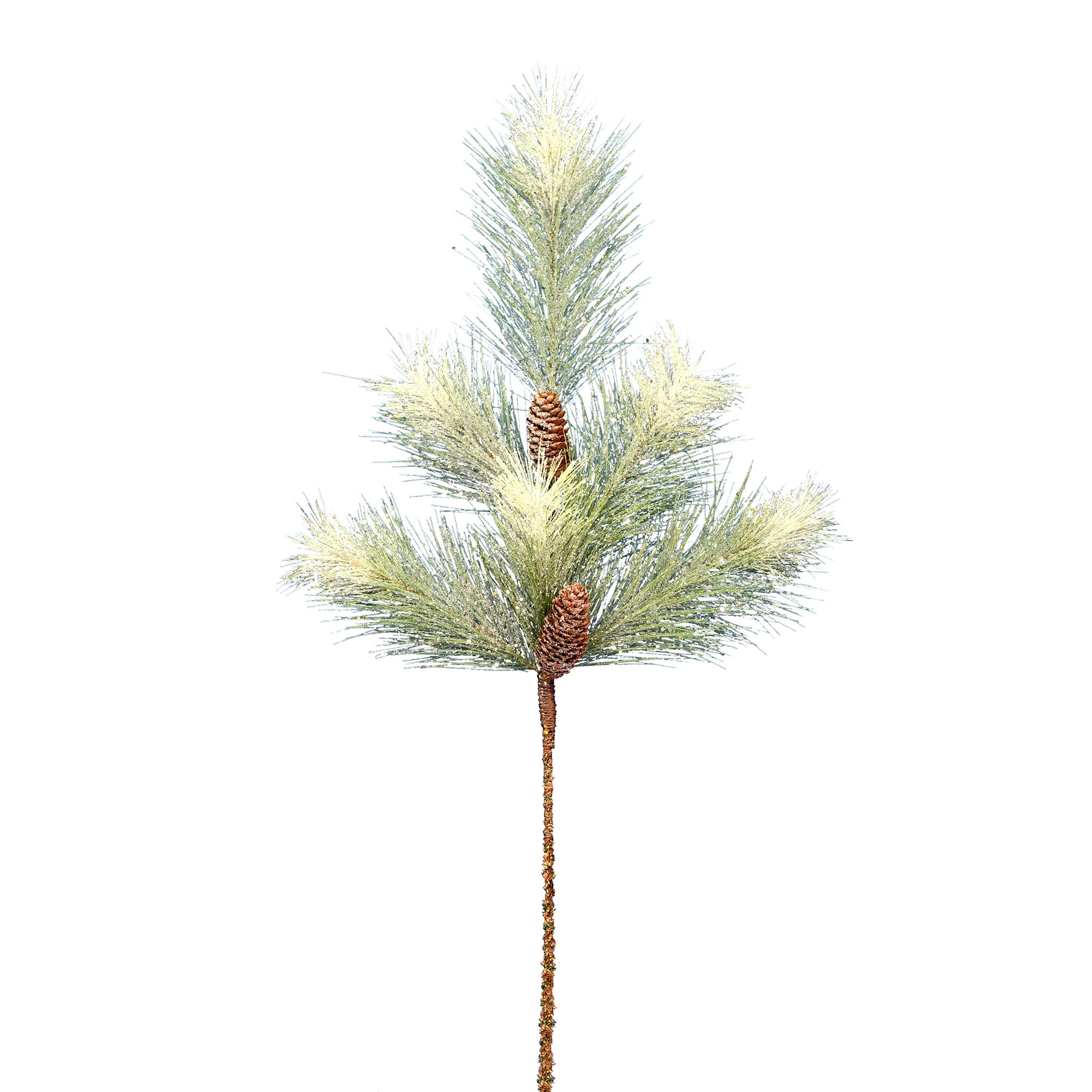 Vickerman 30' Norfolk Frosted Pine Artificial Christmas Spray. Includes 2 sprays per pack