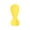 Yellow, variant on Infant Feeding Spoon Set Easy Attach To Baby Food Pouches Silicone Baby Food Pouches Spoon Attachments Easy To Use，1PC