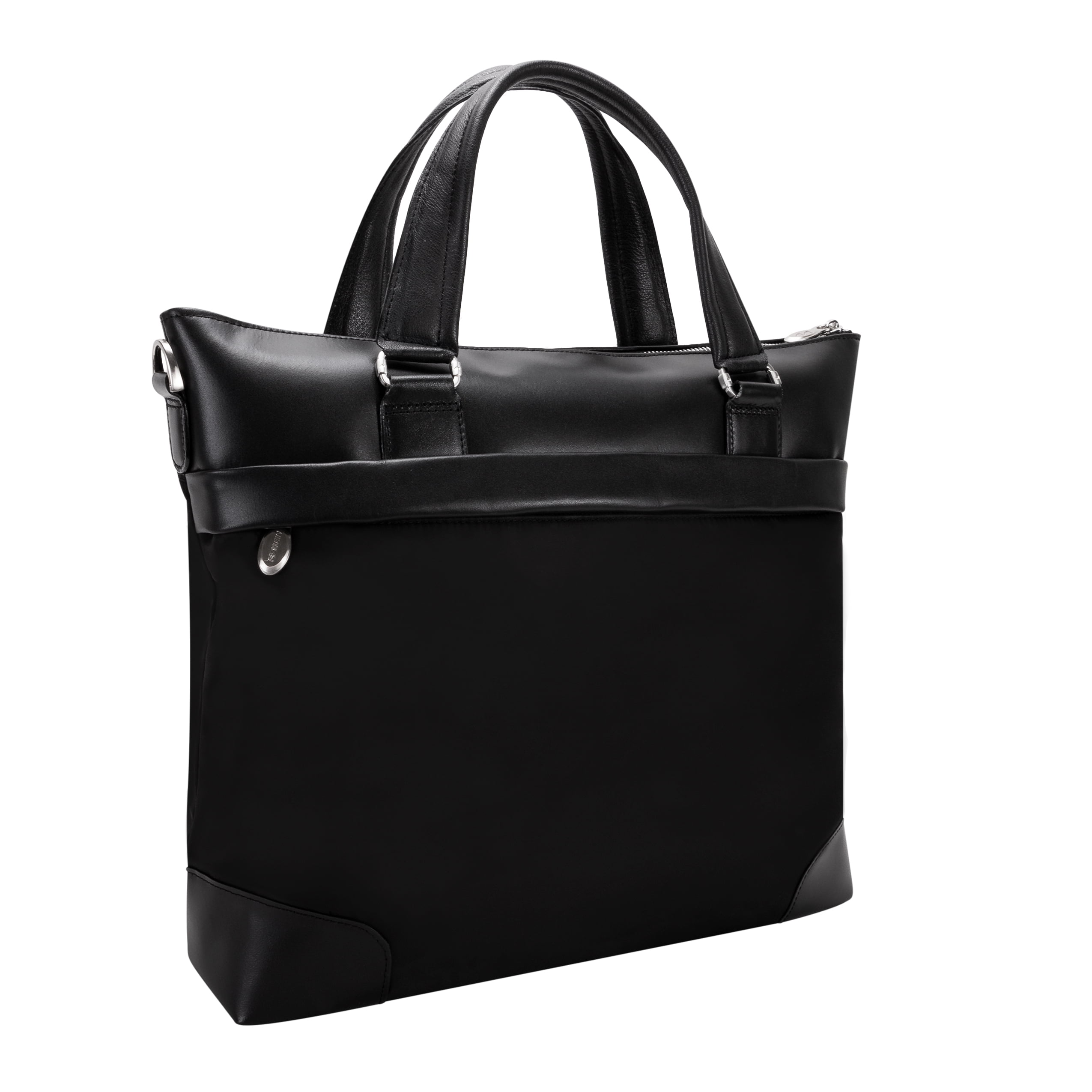 N Series | EASTWARD | 17" Nylon Slim Laptop Briefcase - Black