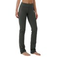 thumbnail image 1 of BUBBLELIME 29""/31""/33""/35"" 4 estilos Pantalones de yoga con piernas rectas para mujer Control de barriga - Pierna recta_Olivegray L_35"" Entrepierna, 1 of 5