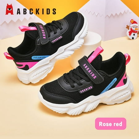 

ABCKIDS Girls Casual Shoes 2023 New Breathable Lightweight Hook And Loop Fastener Comfy Soft Outdoor Walking Shoes For Toddler Children Kids Sneakers Spring And Summer