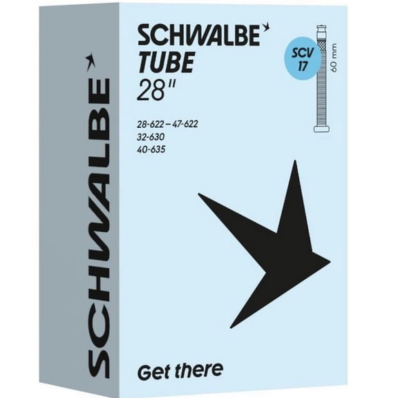 Schwalbe Bicycle Inner Tube SCV17 60 mm 28-47/622-635