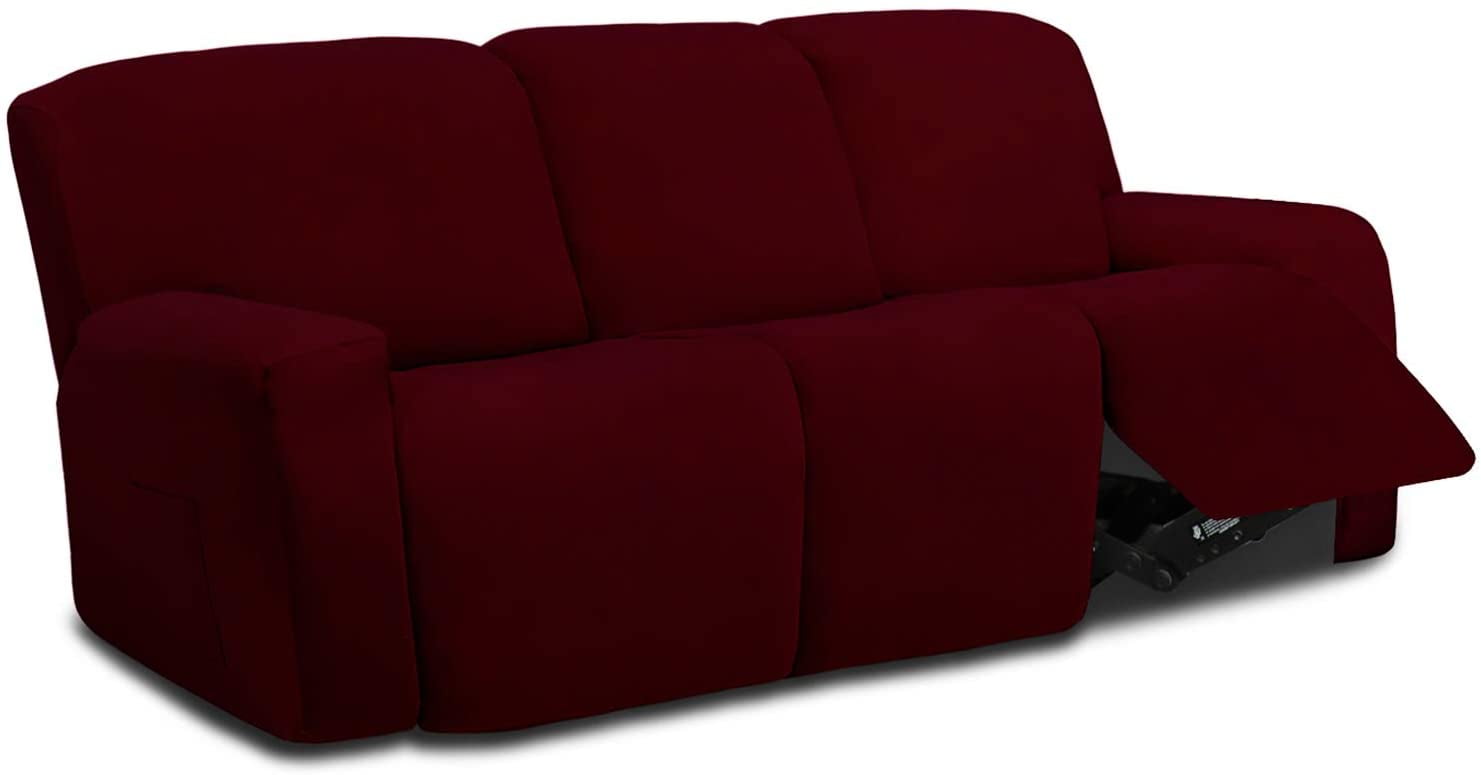 Details about   2/3Seater Stretch Velvet Sofa Cover Plush Soft Couch Elastic Slipcover Protector 
