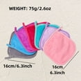 thumbnail image 2 of LNGOOR 7 Count Microfiber Makeup Remover Cloths  Reusable & Fast Drying Facial Cleansing Towels  Assorted Colors  Washcloth Set For All Skin Types, 2 of 7