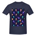 thumbnail image 4 of Bingfone Sea Jellyfish Men'S Loose Fit Short-Sleeve Pocket T-Shirt, 4 of 7