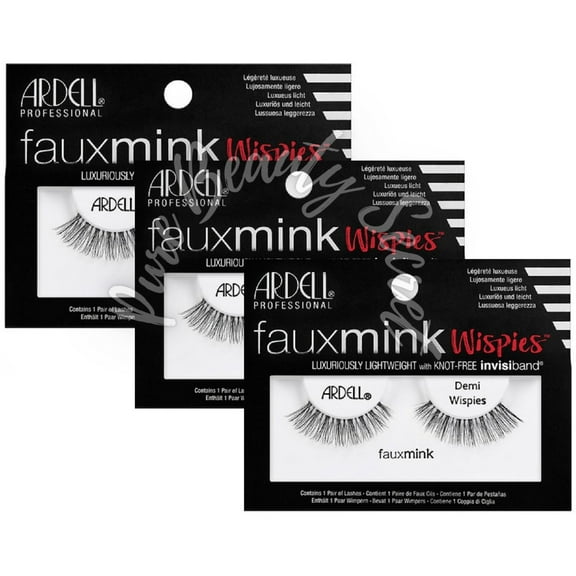 Ardell - 1 Pair - Fauxmink - Demi Wispies x 3