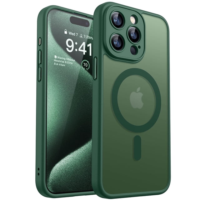 Funda magnética CANSHN compatible con iPhone 15 Pro Max