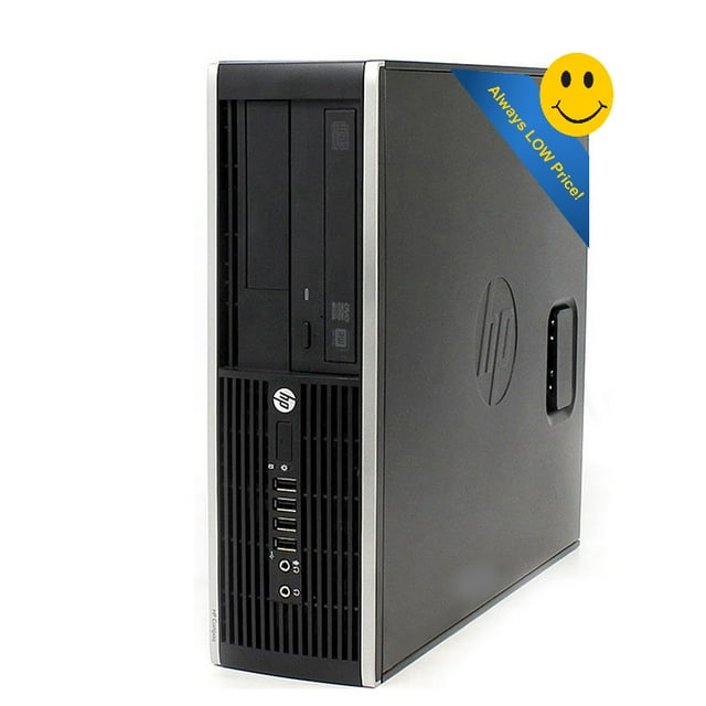 HP Compaq Pro 6200 SFF Desktop Computer Intel Core i5 2400 8GB RAM 128GB SSD Windows 10 Home New Keyboard, Mouse, PowerCord, WiFi Refurbished