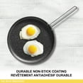 thumbnail image 2 of Starfrit The Rock 16cm (6") Non-Stick Egg Fry Pan, Durable Forged Aluminum, Oven Safe, Easy to Clean, Black, 2 of 10
