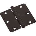thumbnail image 2 of Bisagra para puerta National Hardware, bronce frotado con aceite, 3,5 cm, paquete de 5, 2 of 5