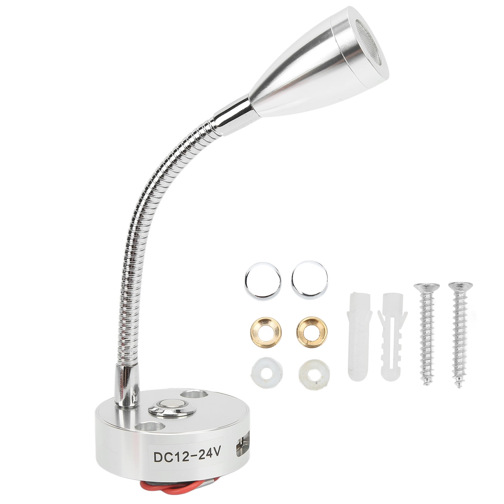 RV Reading Light, Touch Control 1224V 3W LED Map Reading Lamp USB