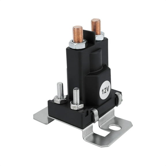 Furulu 12V 500A Dual Battery Solenoid Relay Battery Isolator With 100A Fuse Kit For Car Rv Lawn Mowers