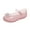 A03-Pink, variant on Princess Jelly Flats Shoes, Birthday Party Dress Up Sandals for Little Girls, Toddler or Kids Summer Rain Shoes Princess Shoesfor 2-7å²