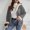 Z03, variant on Women's Fashion Hooded Jacket Oversized Solid Color Thick Fleece Shoulder Detail