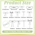 thumbnail image 2 of 13pcs 13 Styles Sparkly Rhinestone Bowknot Brooch Pin Sliver Brooch Glitter Pearl Pins Set for DIY Women Prom Daily Backpack Clothes Parties Weddings Celebration, 2 of 5
