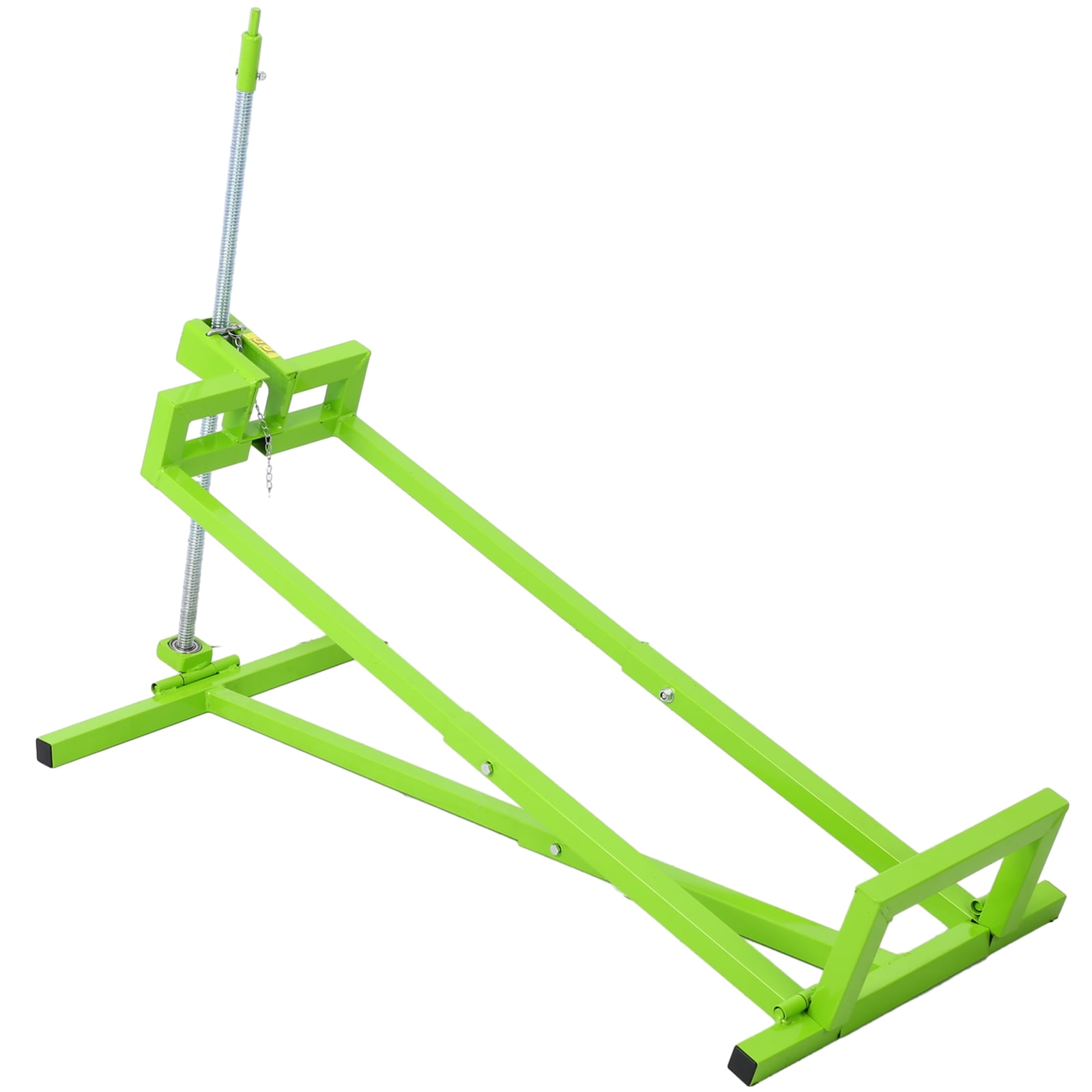 Lawn Tractor Lift, 45° Tilt Adjustable Universal Lawn Mower Lift, 800 Lbs Capacity Lawn Tractor Lifter, Easy Lawn Mower Lift for Cleaning Aid,Green