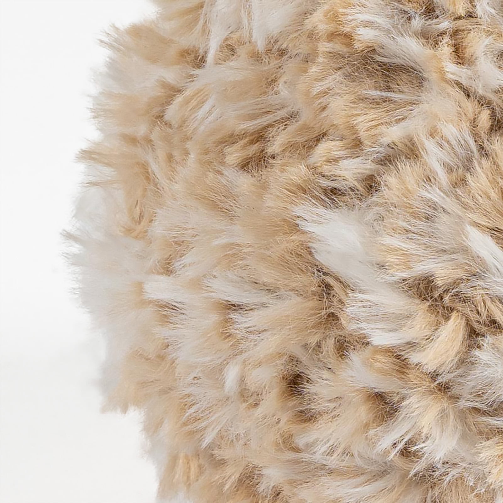 Crafted by Catherine Beige Multi Arctic Twist Faux Fur Super Bulky Yarn, 54 yards, 10.5oz/300g (2 Pack)