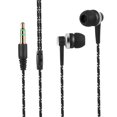 thumbnail image 2 of Typpkmm Nylon Weave Wired In-Ear Earphone in Ear Earphone Cable 3.5mm, 2 of 7