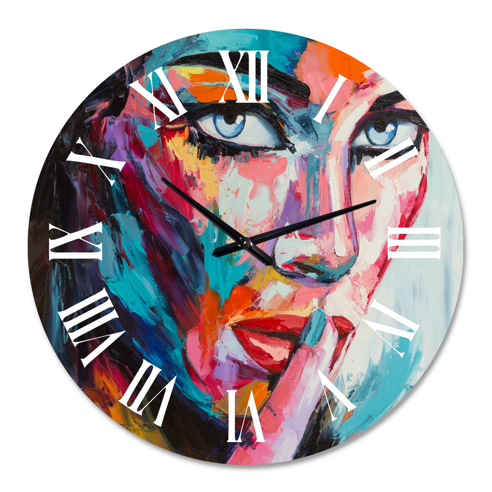 Designart 1 in Modern,Contemporary Wall Clock
