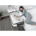 thumbnail image 5 of Delta Children Close2Me Bedside Baby Bassinet Sleeper with Breathable Mesh and Adjustable Heights - Lightweight Portable Crib, Grey, 5 of 11