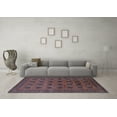 thumbnail image 3 of Ahgly Company Indoor Rectangle Oriental Light Blue Industrial Area Rugs, 7' x 10', 3 of 4