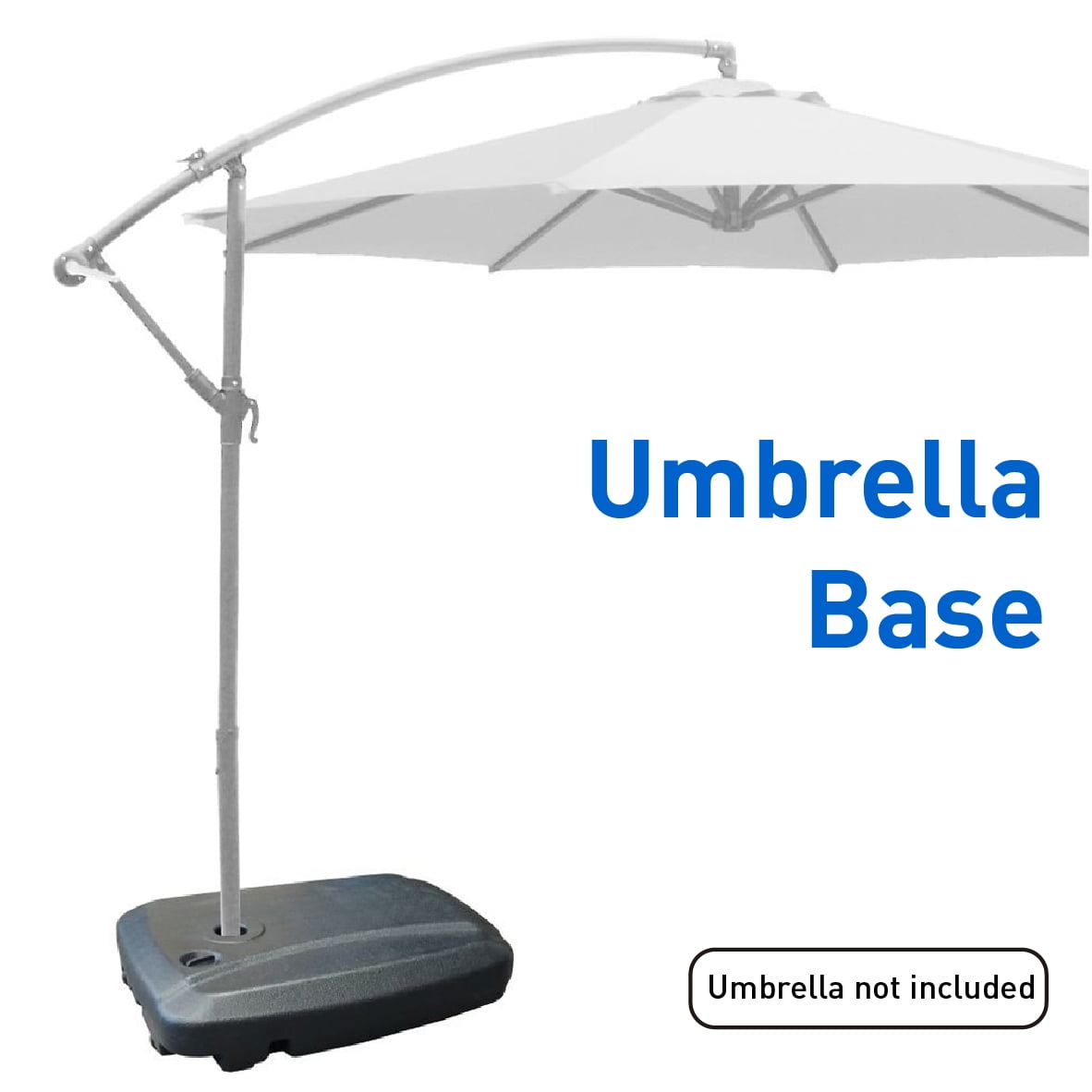Offset umbrella base stand weight Clearance