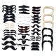 thumbnail image 1 of Bigotes falsos novedosos, suministros para fiestas de bigotes, bigotes autoadhesivos para fiestas de disfraces y actuaciones Zhivalor OTTO-2034437-2, 1 of 8