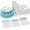 Birthday Print, variant on Exquisite 350 Piece Easter Plastic Disposable Party Plates & Dinnerware Combo Set