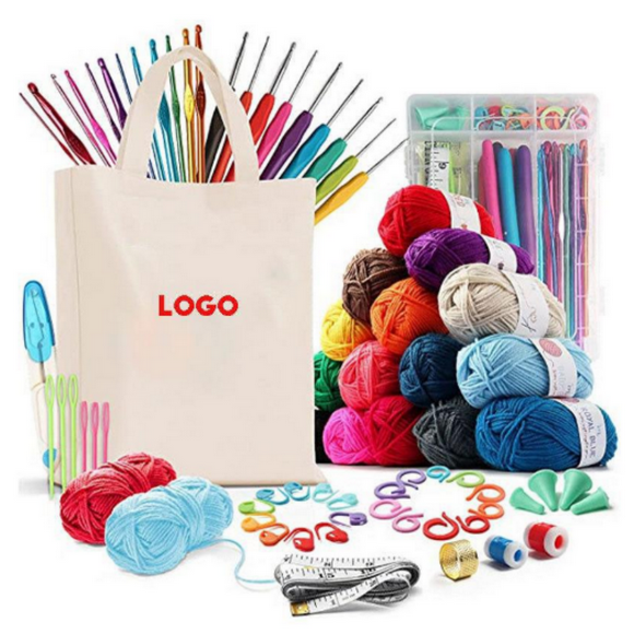 EIGTHTAIL Crochet Kit for Beginners Adults – Beginner Crochet Kit for Adults and Kids  Learn to Crochet Kits for Adults Beginner and Professionals – 73 Piece Crochet Set with Crochet