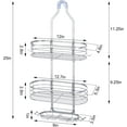 Over the Shower Head Caddy Organizer, Shower Storage Rack Shelf with