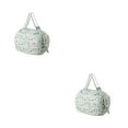 thumbnail image 1 of relayinert Foldable Storage Bag Travel Companion For All Occasions Waterproof Beach Bag blue flower 2Set, 1 of 6