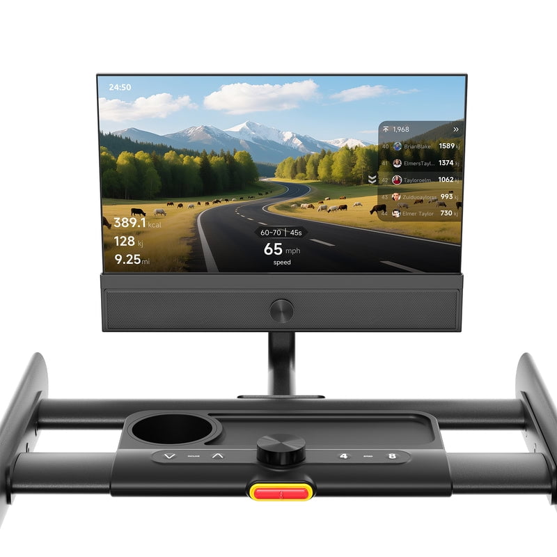 Yesoul T3S Plus 10% Auto-Incline Treadmill with Screen,Home Aerobic Training,Brushless Quiet Operation & Foldable Storage - Supports Multi-Workout Classes & Real-Time Exercise Metrics