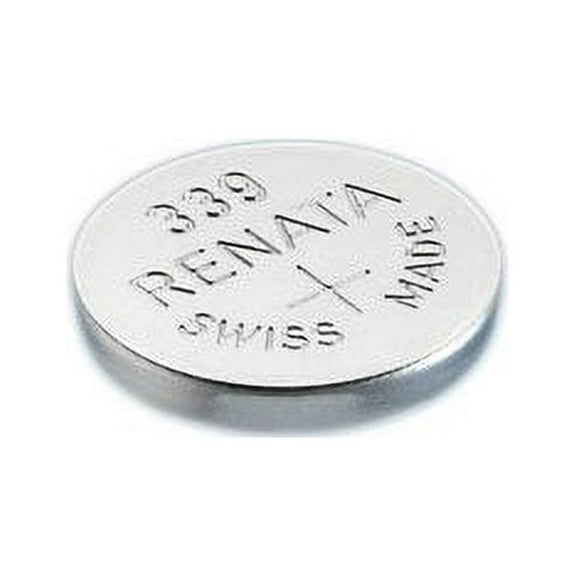 Renata #339 Silver Oxide Battery, 5 Battery Strip