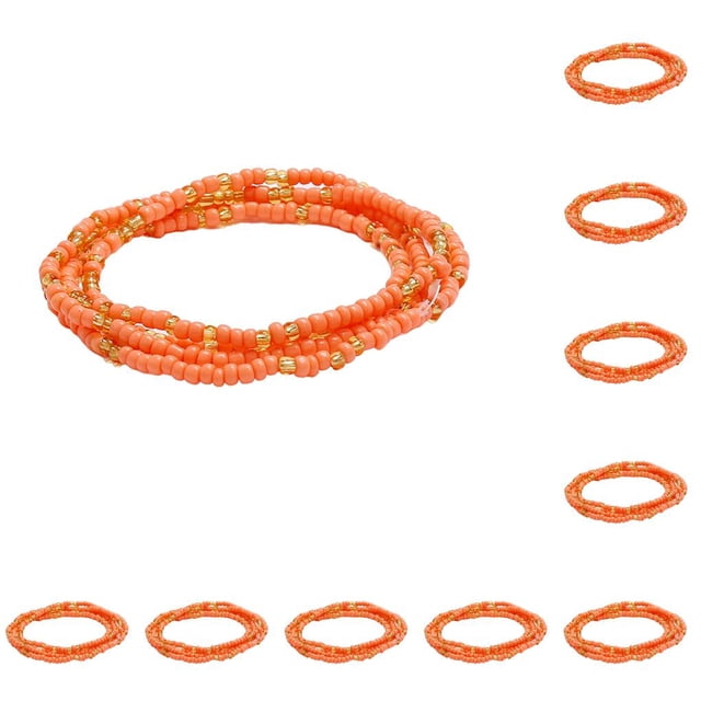 Sonducket Cuentas Cadena de cintura Accesorio de decoración de moda Cadenas de vientre elegantes Tipo 30 tipo 30 10Conjunto