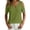 03# Green, variant on Women's Fit Cold Shoulder Top Crisscross V-Neck Blouse Casual Summer Flowy A-Line Tunic with Short Sleeves and Ruffle Hem S-2XL