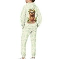 thumbnail image 4 of DISNIMO Sloth Flower Hoodie and Pants Set for Girls Pullover Hoodies Size 4-5 Girls Hoodies Set for Boys Hoodie with Pockets for Girls Crew Neck Hoodie Fall Hoodie Sweatshirt for Girls Loose Fit, 4 of 7