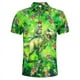 thumbnail image 2 of Camisas hawaianas con estampado 3D de dinosaurios y gatos divertidos para hombre, camisas hawaianas de manga corta con botones para vacaciones tropicales, ropa de calle, 2 of 5