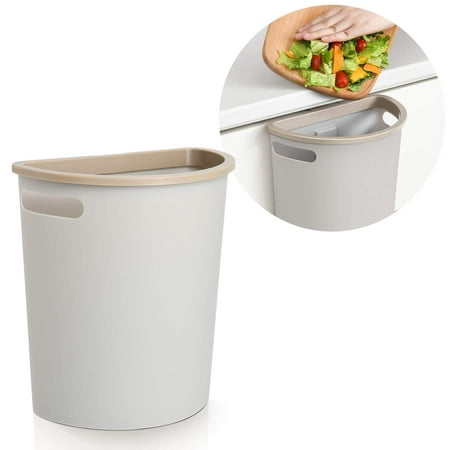 Small Trash Can Hanging Waste Bin, Trash Can For Kitchen Cabinet Door Wastebasket