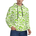 thumbnail image 2 of Salouo Cute Frogs Pattern Men's Fall Hoodie Sweatshirt,Sport Hoodie with Pockets for Men Pullover Casual Hooded Sweatshirt-3X-Large, 2 of 7